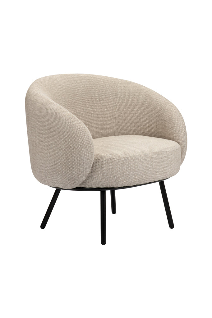 Mars Loungestoel Beige